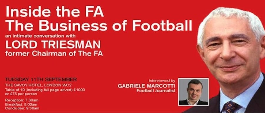 Business breakfast - Gabriele Marcotti talks with Lord David Triesman